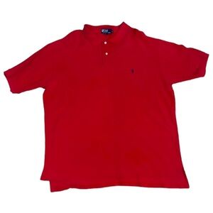 Polo by Ralph Lauren Men’s Collared Shirt Red